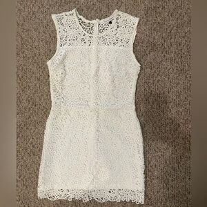 Women’s White Lace Mini Dress